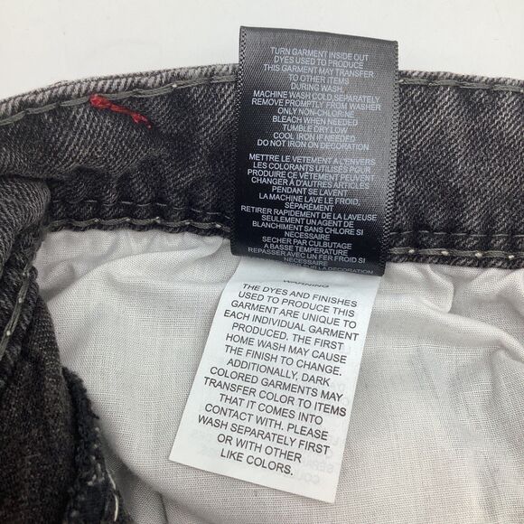 Ninth Hall‎ Mens Signal Stacked Flare Distressed Jeans Black Size 34 x 35 NWT - Picture 11 of 11